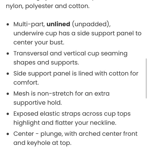 Elomi 40GG Sachi Caged Plunge Underwire Plus Bra EL4350 NWT 40J - Picture 4 of 10